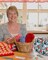 Crochet Kit for Beginners with 15 Colors Yarn and Introduction Book, 71pcs Crochet Starter Kit Everything for Adult, Learn to Crochet Kit with Soft Grip Crochet Hooks and Blue Cat Bag